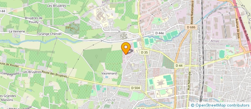 localisation de l'entreprise SOC SEGUIGNE ET RUIZ à GLEIZE