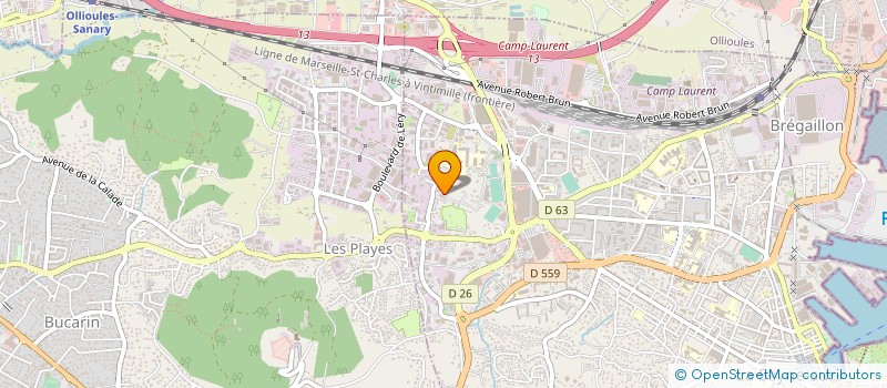 localisation de l'entreprise SOC SERELEC  LA SEYNE-SUR-MER