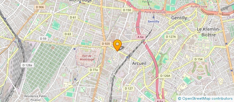 localisation de l'entreprise SOC SERPATEC TRANSFOR PAPIER à ARCUEIL