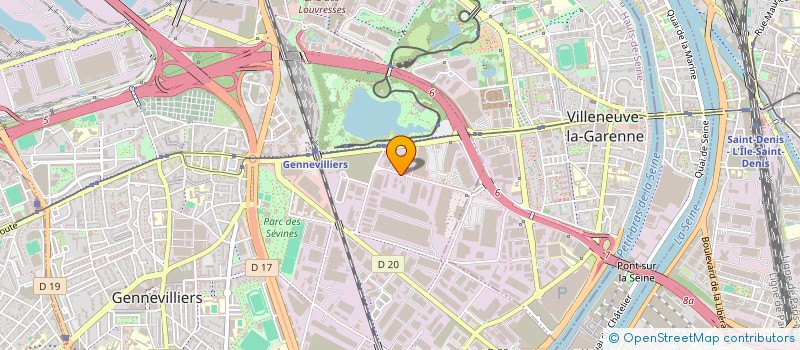 localisation de l'entreprise SOC SERV GEST PROG IMMOBILIERS à GENNEVILLIERS
