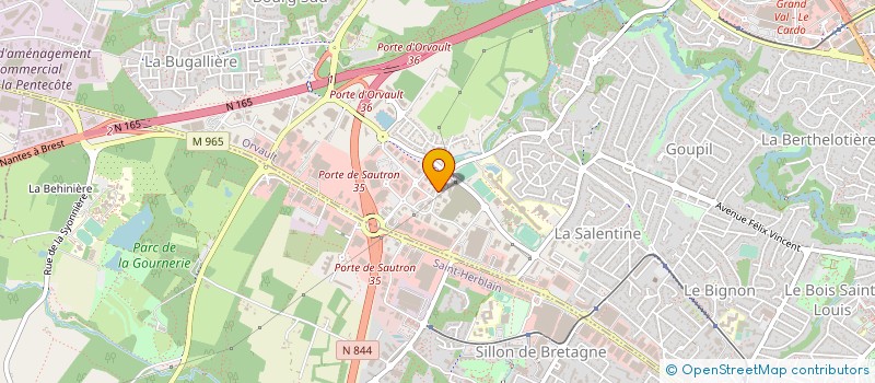 localisation de l'entreprise SOC SERVICES à ORVAULT
