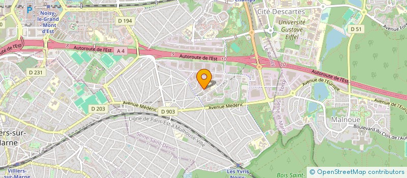 localisation de l'entreprise SOC SERVICES BATIMENT à NOISY-LE-GRAND