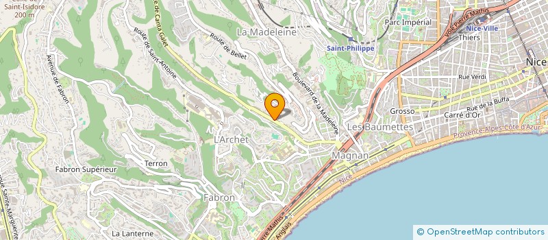 localisation de l'entreprise SOC SERVICES FORMULES PLUS - SFP à NICE