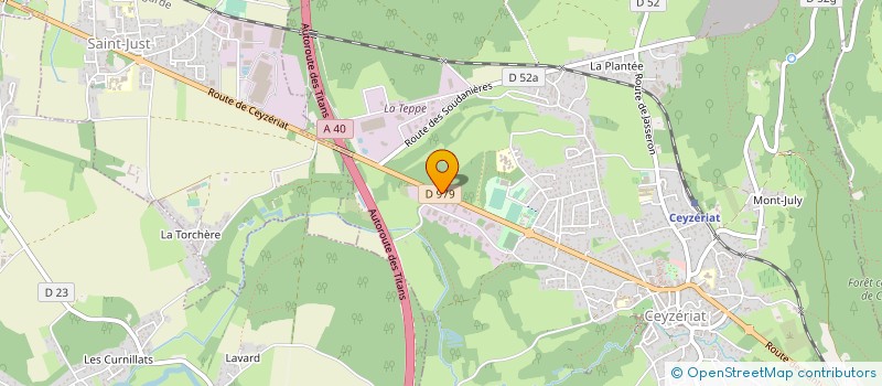 localisation de l'entreprise SOC SERVICES MULTIPLES  CEYZERIAT