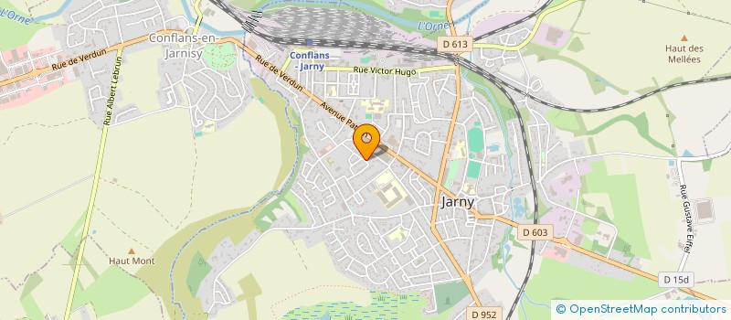 localisation de l'entreprise SOC SERVICES TELEMATIQUES INFOR LORRAINE à JARNY