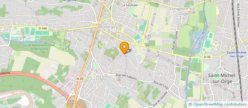 localisation de l'entreprise SOC SIEFFERT CIE GRAVURE META  MONTLHERY