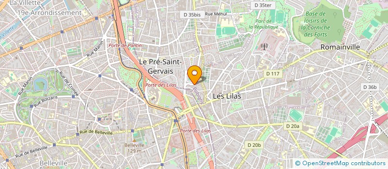 localisation de l'entreprise SOC SIMONET CONDITIONNEMEN AI à LE PRE-SAINT-GERVAIS