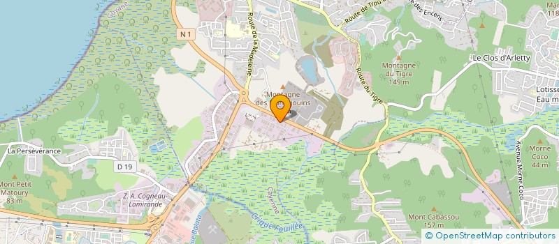 localisation de l'entreprise SOC SODIS CHRISMAY  CAYENNE