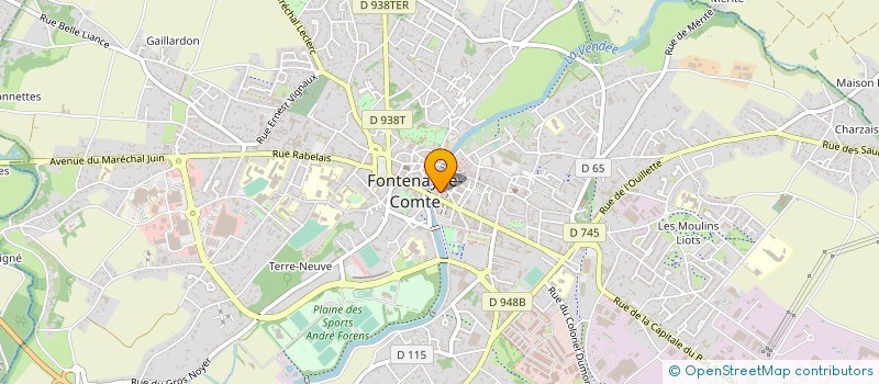 localisation de l'entreprise SOC SOFORESP à FONTENAY-LE-COMTE