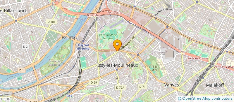 localisation de l'entreprise SOC SOFRAPAR à ISSY-LES-MOULINEAUX