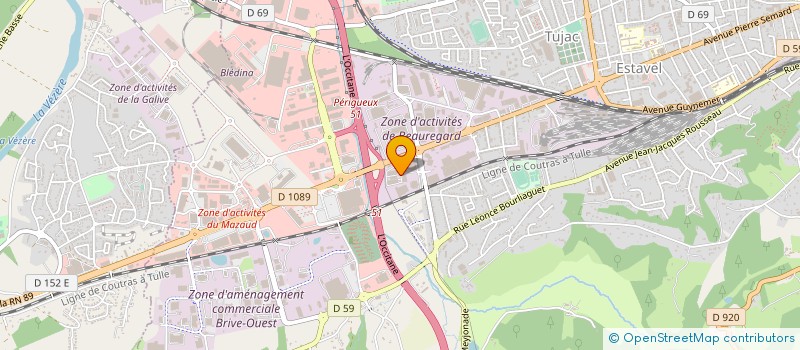 localisation de l'entreprise SOC SOMMIER à BRIVE-LA-GAILLARDE