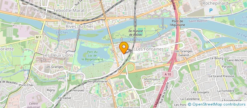 localisation de l'entreprise SOC SOTRIMO à TOURS