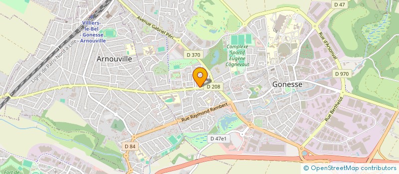 localisation de l'entreprise SOC SPLENDIDE YANG PUN AM à GONESSE