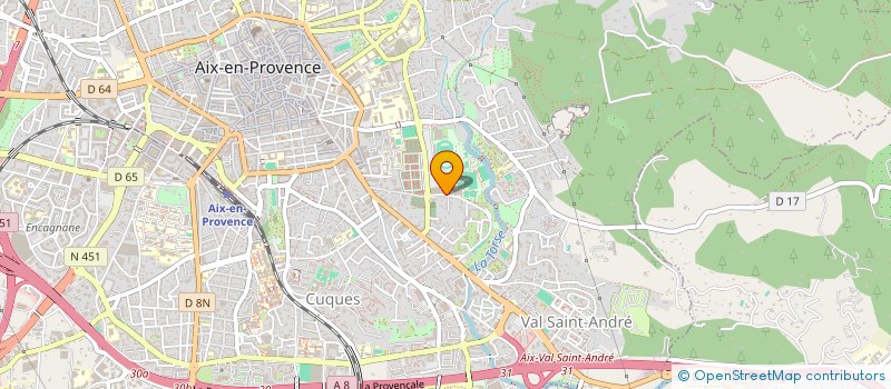 localisation de l'entreprise SOC SPORTIVE AMATEURS BILLARD à AIX-EN-PROVENCE