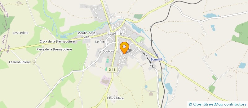 localisation de l'entreprise SOC SPORTIVE ECUEILLOISE à ECUEILLE