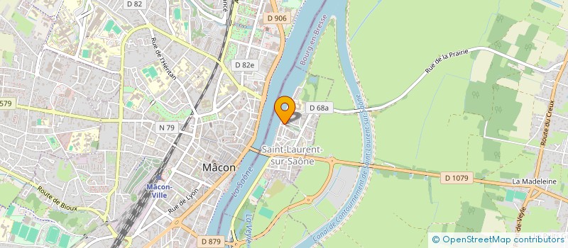 localisation de l'entreprise SOC SPORTIVE EDUCAT POPULAIRE  SAINT-LAURENT-SUR-SAONE