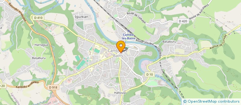 localisation de l'entreprise SOC SPORTIVE MENDITARRAK  ITXASSOU