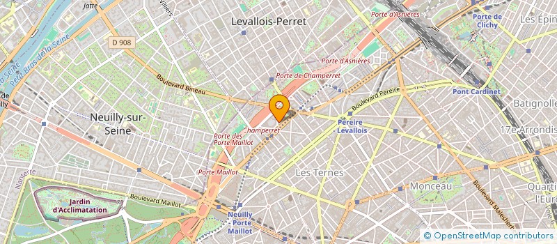 localisation de l'entreprise SOC SPORTS CHAMPERRET à PARIS