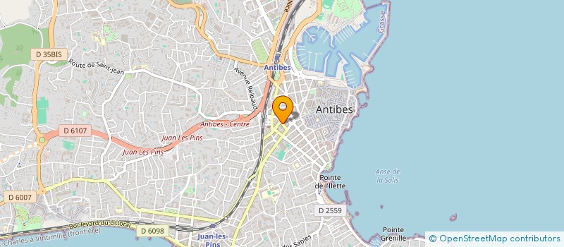 localisation de l'entreprise SOC STAR à ANTIBES