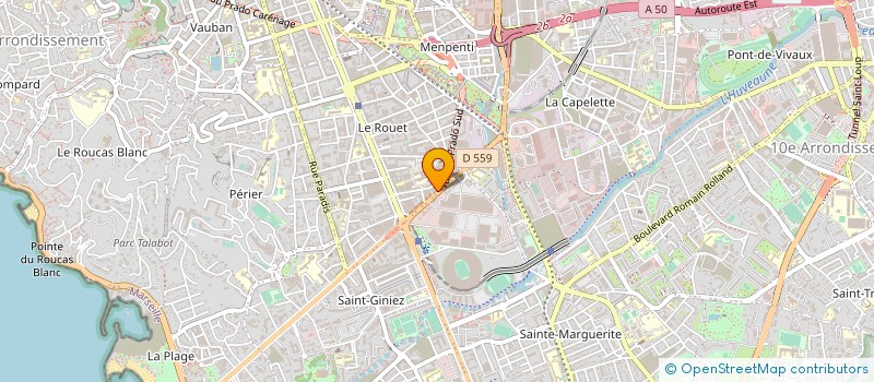 localisation de l'entreprise SOC STATIONS LIBRE SERV SUD ES à MARSEILLE