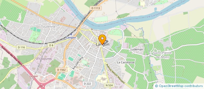 localisation de l'entreprise SOC STE CECILE HARMONIE  LANGON