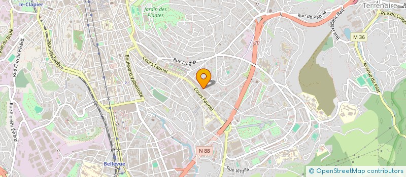 localisation de l'entreprise SOC STEPHANOISE DE SPORTS ET LOISIRS à SAINT-ETIENNE