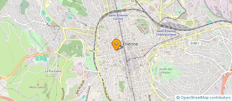 localisation de l'entreprise SOC STEPHANOISE DES IMMEUBLES DU CENTRE  SAINT-ETIENNE