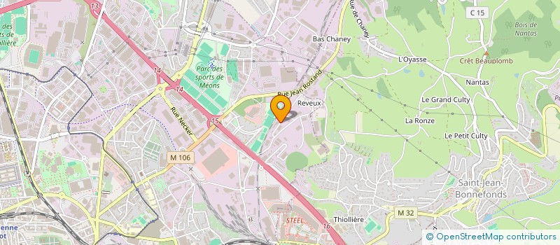 localisation de l'entreprise SOC STEPHANOISE TRANSPORTS MARCHANDISES à SAINT-ETIENNE
