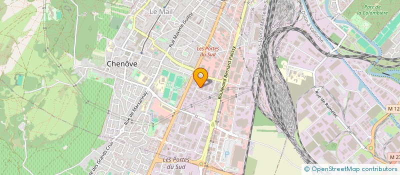 localisation de l'entreprise SOC STRUCTURES GONLABLES PORTEES  CHENOVE