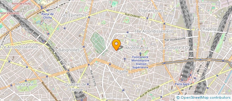localisation de l'entreprise SOC STUDIO 28 CINEMA à PARIS