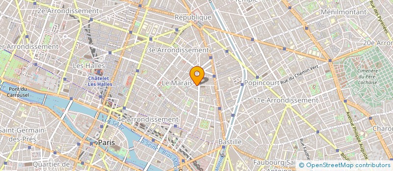 localisation de l'entreprise SOC STUDIO TURENNE  PARIS