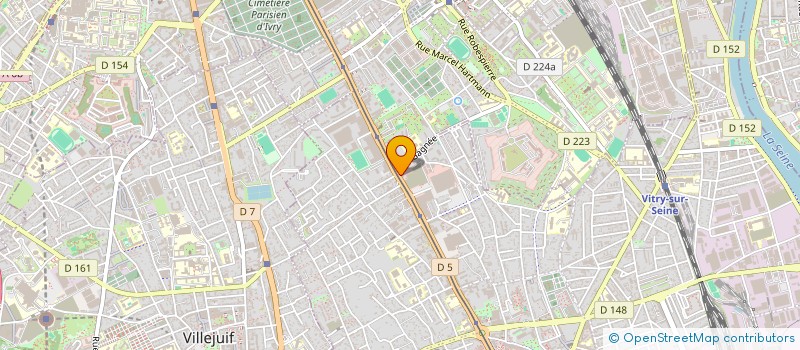 localisation de l'entreprise SOC SUD MENAGER à VITRY-SUR-SEINE