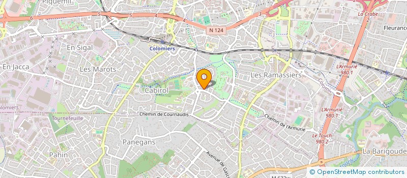 localisation de l'entreprise SOC SUD OUEST INVESTISSEMENT à COLOMIERS