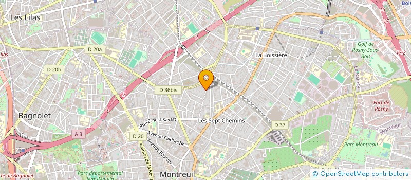 localisation de l'entreprise SOC SUISSA EQUIPEMENT à MONTREUIL