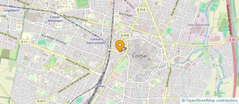 localisation de l'entreprise SOC SYMM SARL  COLMAR