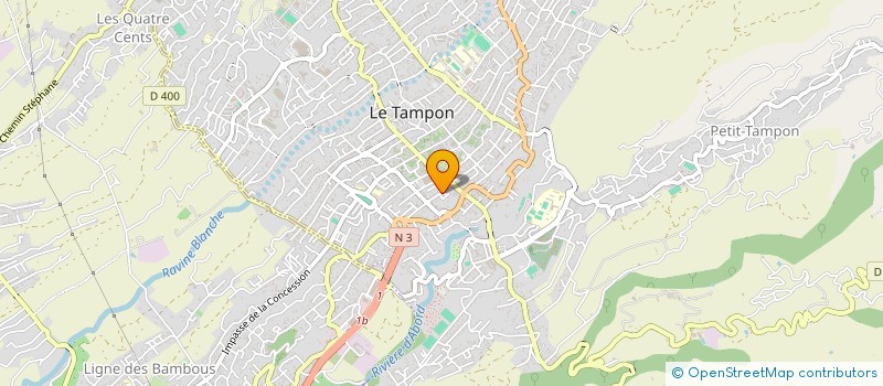 localisation de l'entreprise SOC TAMPONNAISE ELECTRICITE PLOMBERIE à LE TAMPON