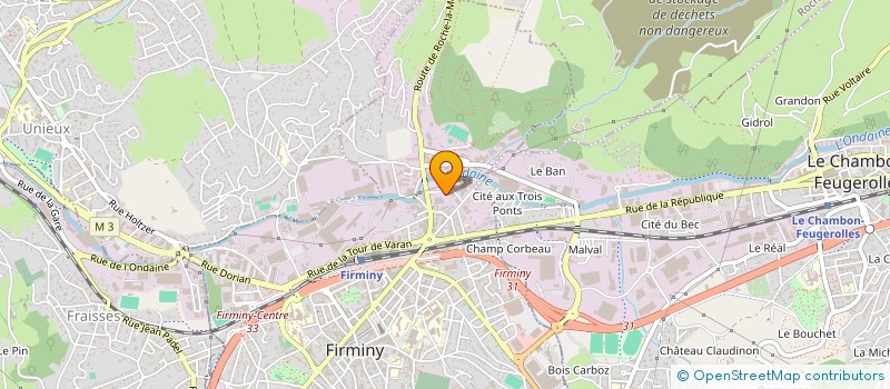 localisation de l'entreprise SOC TARDY DISTRIBUTION à FIRMINY