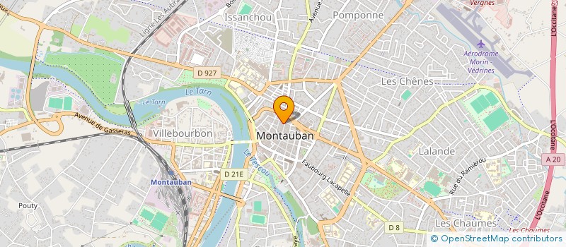 localisation de l'entreprise SOC TARGA  MONTAUBAN