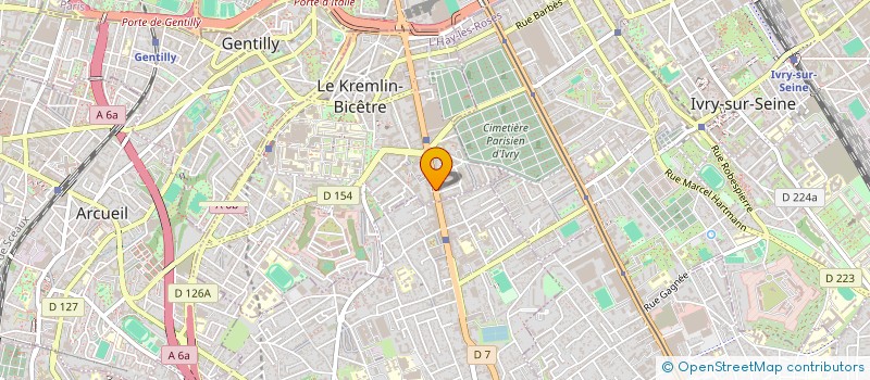 localisation de l'entreprise SOC TECH ENTRETIEN FOURN REPARATION AUTO à LE KREMLIN-BICETRE