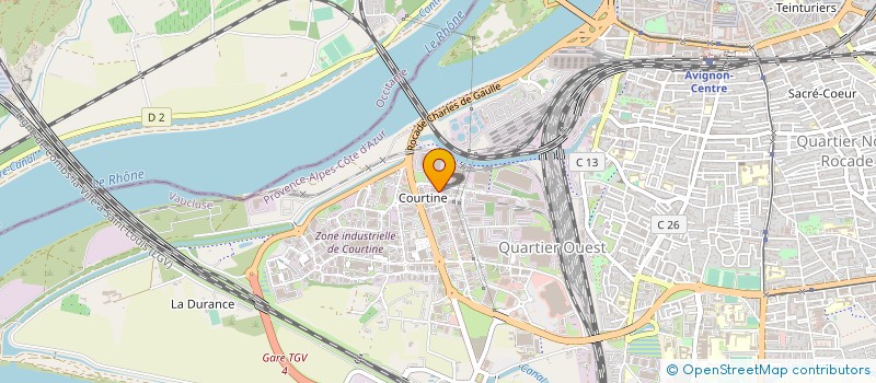 localisation de l'entreprise SOC.TECH.INDUSTRIE MAINTENANCE ENTRETIEN à AVIGNON
