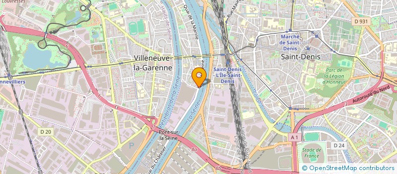 localisation de l'entreprise SOC TECH METALLURGIQUES INDUSTRIELLES  L'ILE-SAINT-DENIS