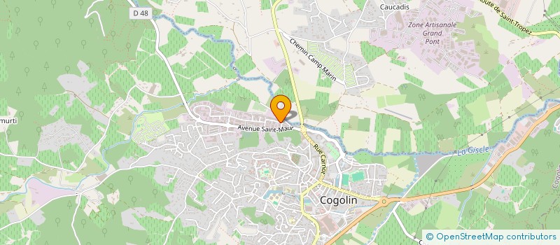localisation de l'entreprise SOC TECH NOUV TRAV PUB à COGOLIN