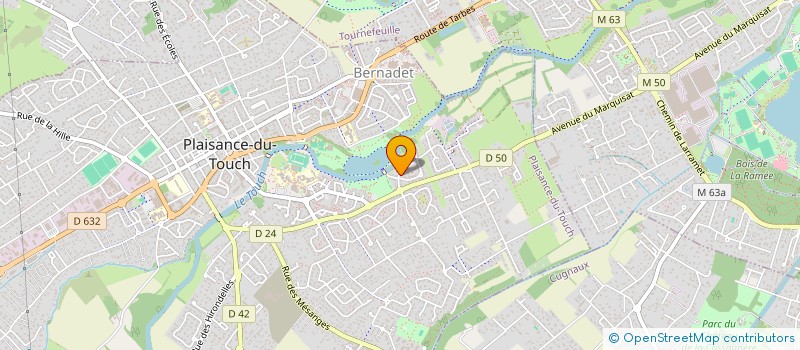 localisation de l'entreprise SOC TECHNIC INDUSTRIELLE SOUDAGE STIS à PLAISANCE-DU-TOUCH