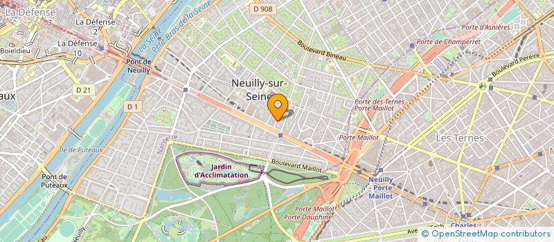 localisation de l'entreprise SOC TECHNIFRANCE RADIO ELEC à NEUILLY-SUR-SEINE
