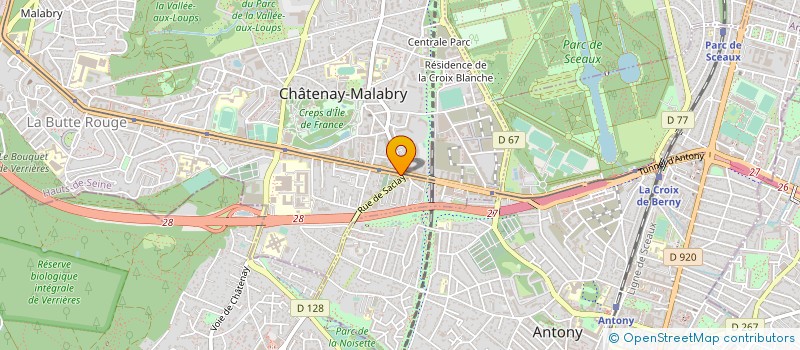 localisation de l'entreprise SOC TECHNIQUE D ELECTRICITE NORMALISEE à CHATENAY-MALABRY