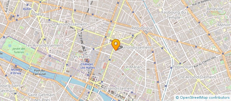 localisation de l'entreprise SOC TECHNIQUE DE PHOTOCOMPOSITION à PARIS
