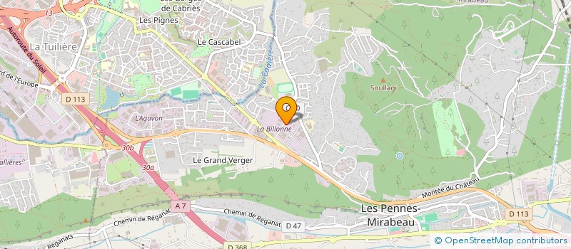 localisation de l'entreprise SOC TECHNIQUE INDUST MERIDIONALE à LES PENNES-MIRABEAU