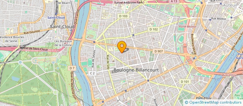 localisation de l'entreprise SOC TECHNIQUE INSTALLATION CLIMATISATION à BOULOGNE-BILLANCOURT