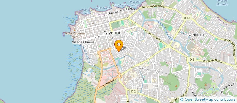 localisation de l'entreprise SOC TECHNO SERVICE TRANSPORTS DE GUYANE à CAYENNE