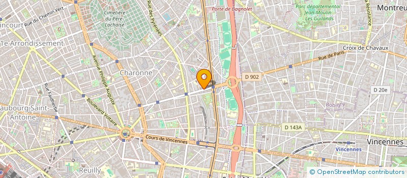 localisation de l'entreprise SOC TELE DAVOUT à PARIS